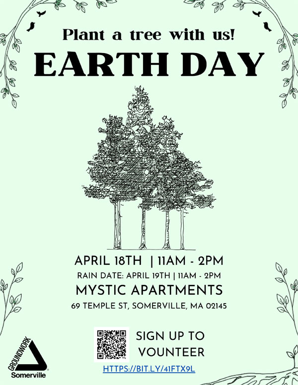 Earth Day Plant a Tree with us on April 18th, 2026 from 11 a.m. to 2 p.m.